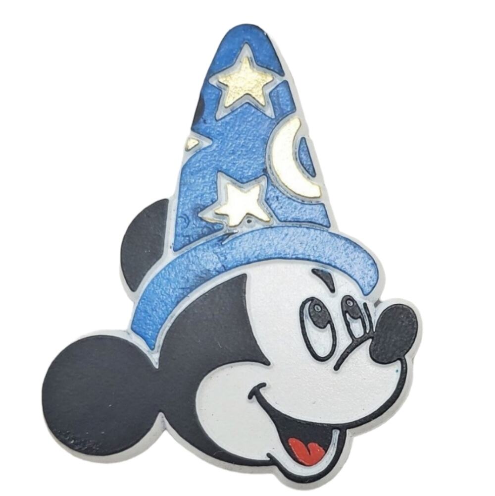 Disney Sorcerer Mickey Mouse VTG Rubber Magnet